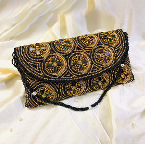 Bolso de mano étnico de diseñador, bolsa de mano nupcial - Product Image 1
