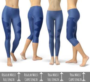 Customised Stitch Fur Inspired - Leggings in Capri or Full Length - Product Image 6