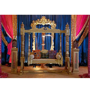 Bollywood Wedding Mehndi Jhula Decoration Wedding Bridal Seating <b>Swing</b> for Mehndi Wedding Mehndi Ceremony Jhoola for Bride - Product Image 1