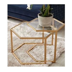 Metal And <b>Glass</b> <b>Living</b> <b>Room</b> <b>Side</b> <b>Table</b> New Design Customized Size And Shape Coffee Tea <b>Table</b> <b>For</b> Hot Selling - Product Image 1