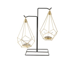 BRASSWORLD INDIA's <b>Brass</b> Tea Light Candle Holder with Stand Elegant Other Candle Holders <b>Lanterns</b> & Candle Jars - Product Image 2