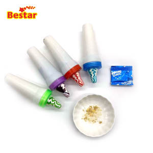 Venta caliente <span class=keywords><strong>Cono</strong></span> de helado Chupete <span class=keywords><strong>grande</strong></span> Caramelo duro Mezcla de frutas Sabor Popping Caramelos - Product Image 2