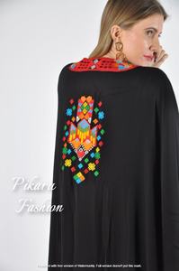 Venta al por mayor 2024 Abierto Invierno Mujeres Señoras Dubai Abaya Vestidos musulmanes Kimono Ropa Islámica - Product Image 6