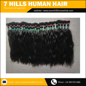 Extension de cheveux humains 100 bon marché, paquet de cheveux indiens bruts, extension de cheveux naturels Remy, vendeur de cheveux bruts, cheveux indiens vierges non traités - Product Image 4