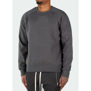 Sweat-Shirt décontracté pour hommes, de couleur grise, Logo personnalisé de haute qualité, vente en gros, - Product Image 4