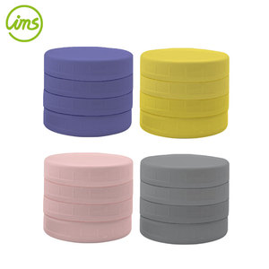 Tapas para tarros de lata, 2 colores, 8 piezas, 3' - Product Image 6