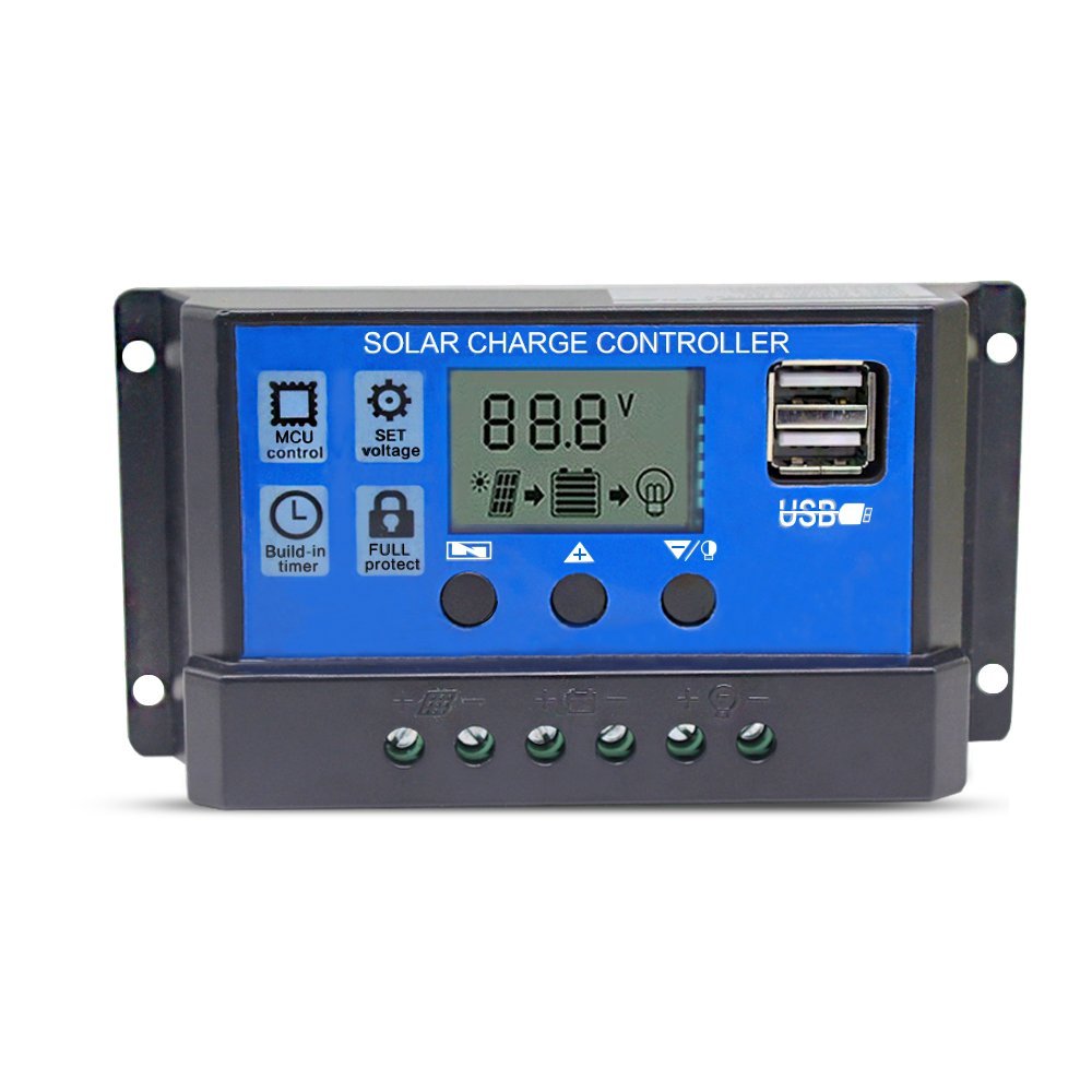 10/20/30A USB Solar Panel Battery Regulator Charge Intelligent Controller
