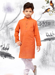 Los niños Kurta Pijama de algodón Kurta pijama de niños camisa Camisa de algodón vestido de los niños camisa de los niños - Product Image 4