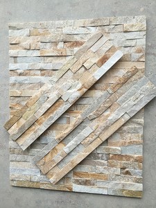 Ardoise jaune étoilée panneau de mur extérieur en <span class=keywords><strong>pierre</strong></span> de culture - Product Image 6