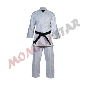 Uniforme d'arts martiaux unisexe de haute qualité Moman Star pour le karaté et le BJJ, 100% coton, couleur/logo/logos d'équipe personnalisés, transfert thermique - Product Image 5
