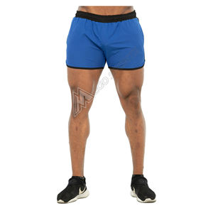 Pantalones cortos para correr reflectantes para hombre con logotipo personalizado Pantalones cortos deportivos para gimnasio y fitness al por mayor con patrón impreso - Product Image 6
