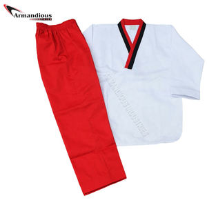 Uniforme pokemae haut Dan de Logo personnalisé, uniforme 2 pièces pour la démonstration de maître MMA, des Arts martiaux - Product Image 3