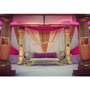 เสาคริสตัลทรงขวดแต่งงาน,เสาคริสตัลสำหรับตกแต่งเวทีงานแต่งงานแบบโบราณ - Product Image 1