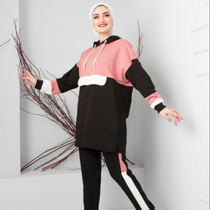 Nouvelle saison, vêtements de sport à capuche pour femmes, vêtements islamiques, abaya, kaftan, Dubaï, arabe, musulman, mode islamique, qualité turque - Product Image 1