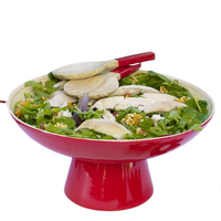 Bols en bambou jetables écologiques, vaisselle colorée pour salades, nouilles, soupes, fruits, technique personnalisée, fabriqués au Vietnam, style vintage