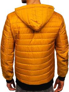 แจ็กเก็ตบอมเบอร์สำหรับผู้ชายแจ็คเก็ตขนเป็ดบอมเบอร์สำหรับฤดูหนาวผลิตตามสั่งขนาดพิเศษ - Product Image 2