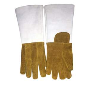 ที่กำหนดเองทำ TIG ถุงมือเชื่อมวัวแยกหนังฤดูหนาวถุงมือทำงาน - Product Image 1