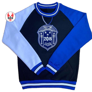 Sudaderas con Bordado Personalizado de la Hermandad Zeta Phi Beta, Sudaderas Personalizadas al por Mayor para Hermandades Universitarias Americanas - Product Image 1