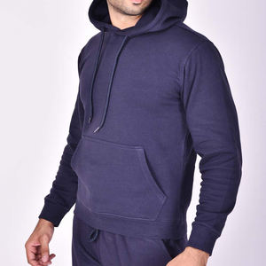 Sudadera con capucha de alta calidad, diseño personalizado, bordado estampado de talla grande, 100% de algodón, jersey de cuello redondo para hombre, Sudadera con capucha para hombre - Product Image 3