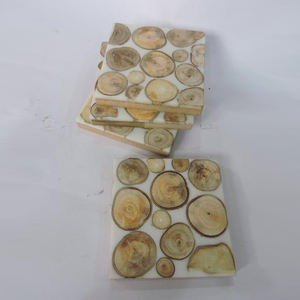 Sous-verre de thé en bois personnalisé nouvellement arrivé Star Crafts New Design Vaisselle en bois Tapis et tampons en bois Fabricant et exportateur de l'Inde - Product Image 5