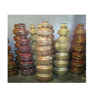 Mandap de mariage hindou moderne, pots en acier design Choris pour les événements de mariage indiens - Product Image 1