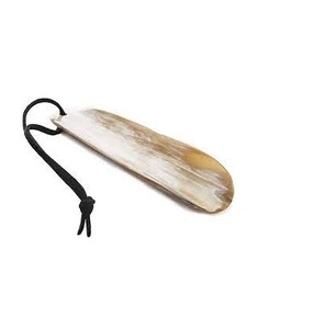 บัฟฟาโลรองเท้าฮอร์นพร้อมด้ามยาว Shoehorn สำหรับผู้ชายผู้หญิงเด็กสำหรับขนาดที่กำหนดเองทำด้วยมือขัด - Product Image 1