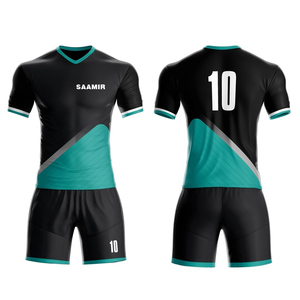 Conjunto de Uniforme de Fútbol Personalizable de Alta Calidad, Diseño Nuevo, Camiseta y Pantalones Cortos, Logotipo Personalizado, Opciones de Talla, 100% Poliéster Digital - Product Image 1