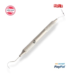 Juego de raspador y removedor de Tarter Dental, espejo bucal con mango hueco y escalares dentales, sonda Explorer, instrumentos de laboratorio Dental - Product Image 6