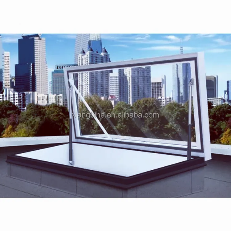 Australian Standard Aluminum Horizontal Double Glass Hymer Eletrict Remote Control Skylight Skyview Roof Window
