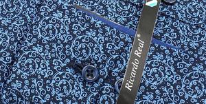 Meilleure vente Chemises Slim Fit pour homme Tissu en popeline à motif floral personnalisable Fabriqué en Turquie pour le printemps - Product Image 3