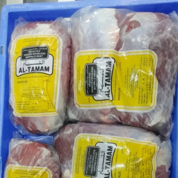 Rotolo di cubo carne di bufalo disossata congelata Halal fresca indiana carne di bufalo fresca carne di manzo congelata nel prezzo economico