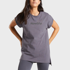 เสื้อยืดพิมพ์ลายแบบกำหนดเองได้,ชุดกีฬาผู้หญิงเสื้อยืดสำหรับฤดูร้อน - Product Image 2