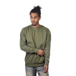 Sudaderas de cuello redondo de algodón 100% para invierno, forro polar antipilling, personalizables OEM/ODM, colores personalizados, teñido de color liso, hechas a medida. - Product Image 4