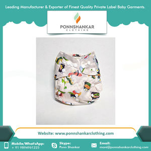 Couches en tissu bio lavable pour bébé, vente en gros, en tissu personnalisé et réutilisable - Product Image 3