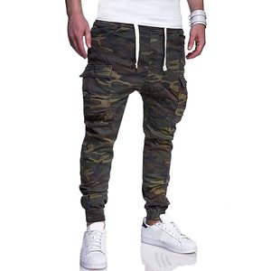Pantalones de correr para hombre, chándal de camuflaje, ajustados - Product Image 3