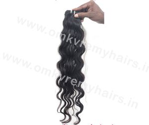 Venta al por mayor de calidad superior sin procesar virgen indio Remy extensiones de cabello 10 "-36" de longitud de la máquina de doble trama de cabello humano - Product Image 3