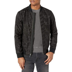 Veste bomber de golf à manches longues pour homme, veste décontractée d'hiver, sport, boutons recouverts de toile, coupe-vent, respirante, vintage - Product Image 1