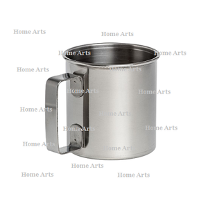 Ensemble de tasse de lait de thé de couleur argentée d'acier inoxydable de 4 tasses de service de café de forme ronde pour l'usage d'ustensiles de cuisine - Product Image 4