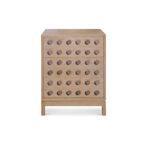 Meuble de rangement Lego moderne avec tiroirs, finition naturelle, pour salon, maison, hôtel, armoire de rangement en bois - Product Image 2
