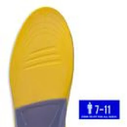 Jel ayakkabı astarı hafif şok emici Anti kayma ayakkabı tabanlık Helios Ultra spor ayakkabı astarı erkekler için boyutu 7-11 (Trim Fit)