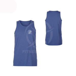 Camiseta sin mangas básica sin mangas para hombre personalizada, ropa deportiva de punto transpirable para Fitness, ropa informal para gimnasio con logotipo personalizado - Product Image 1