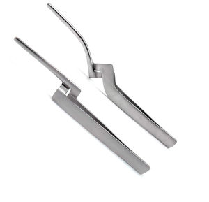 Molinero Dental quirúrgico, pinzas de sujeción de papel articulado, curvado y recto, 6 pulgadas, acero inoxidable, aprobado por CE - Product Image 1