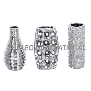 Shiny Polished Decorative Flower <b>Vase</b> Aluminum Metal Home Decor Bed Living Room Office Wedding Table Item <b>Vase</b> - Product Image 3