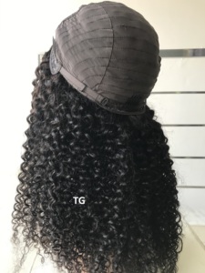 Best Quality of Human Indian Hair Mongolian <b>Bob</b> Kinky Curly 22 Inch Virgin Human Hair <b>Wig</b> at Wholesale Price Machine Double Weft - Product Image 6