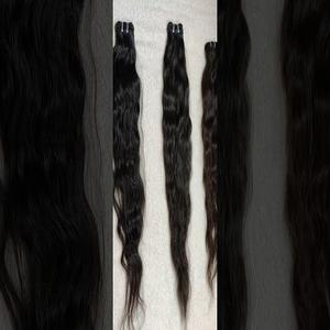 Extensions naturelles brésiliennes Remy 100% vierges, cheveux bruts indiens, vente en gros, sans traitement, vente en gros - Product Image 1