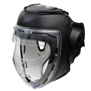 Nouveau masque intégral en cuir Kudo pour l'entraînement aux arts martiaux Krav, casque de sécurité pour l'hiver - Product Image 1