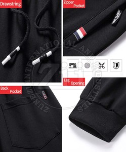 Custom Design Men's Plus Size Sport Sweatpants Lightweight Windproof Cotton Unique Casual Style with Loose Fit and Mid Waist - Product Image 5