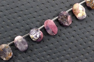 พลอยทัวร์มาลีนธรรมชาติหลากชนิด,เครื่องประดับทำด้วยมือรูปทรงรีอัญมณีแบบไม่เป็นฐานจำนวน18ชิ้น - Product Image 4