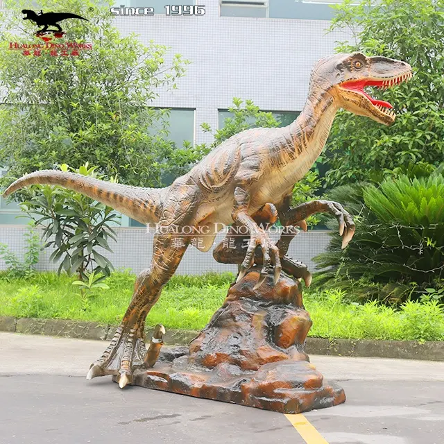 De fibra de vidrio estatua de dinosaurio