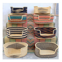 Best Seller Handwoven Vime Rattan Seagrass Pet Bed Cestas para cães e gatos Seagrass Pet House pet Dog House Do Vietnã